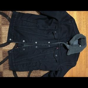 Levi’s Black Jean Jacket size Medium
